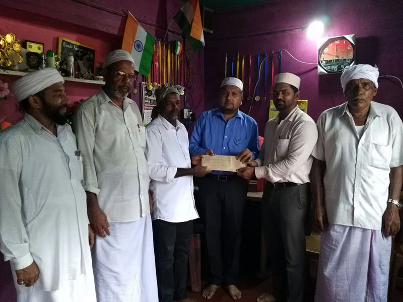 ಕೆಸಿಎಫ್ ಸಾಂತ್ವನ ನಿಧಿ ಹಸ್ತಾಂತರ